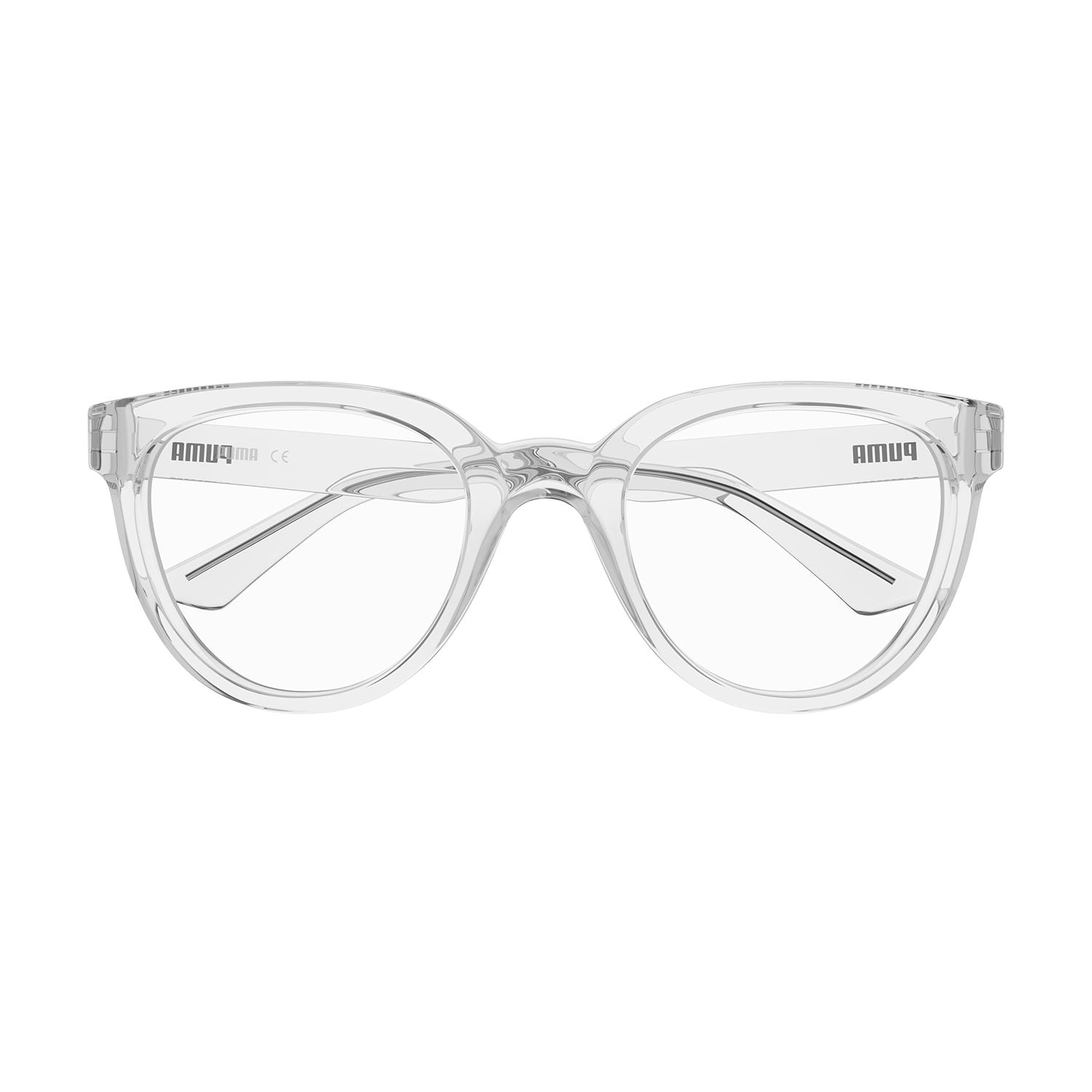 PU0425O Crystal recycled injection Optical Frames - Shiny Crystal