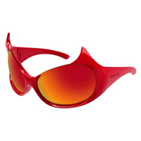 BB0284S Red bio injection Sunglasses - Shiny Red