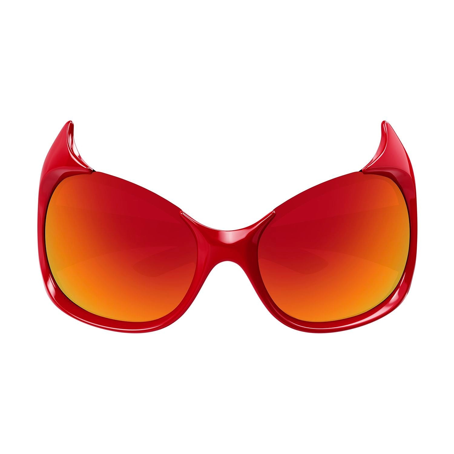 BB0284S Red bio injection Sunglasses - Shiny Red