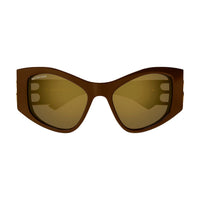 BB0287S Brown recycled acetate Sunglasses - Shiny Solid Brown