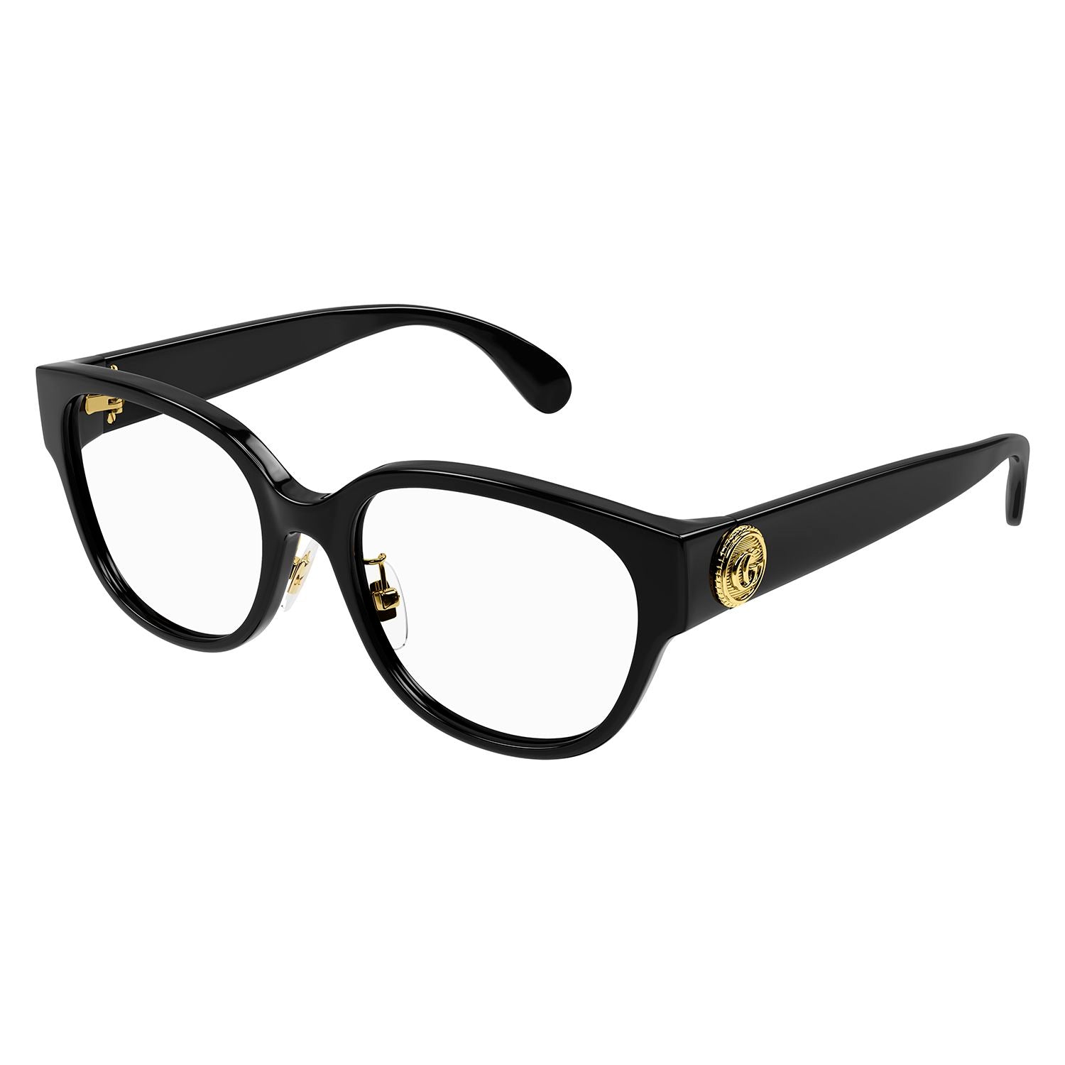 GG1411OK Black recycled acetate Optical Frames - Shiny Black