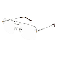 GG1415O Silver metal Optical Frames - Shiny Silver