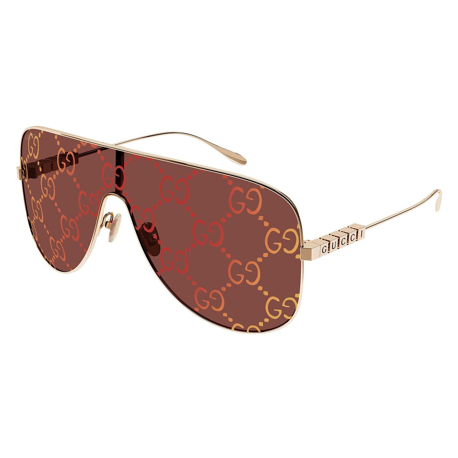 GG1436S Gold metal Sunglasses - Shiny Rose Gold