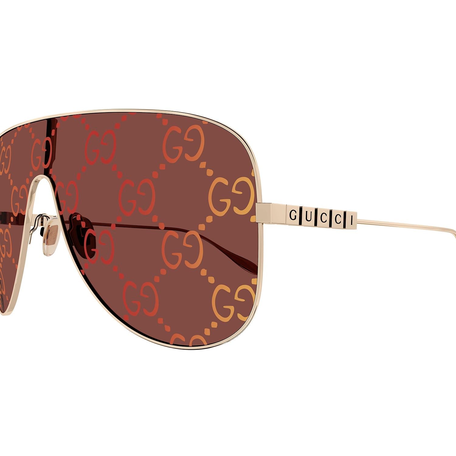 GG1436S Gold metal Sunglasses - Shiny Rose Gold