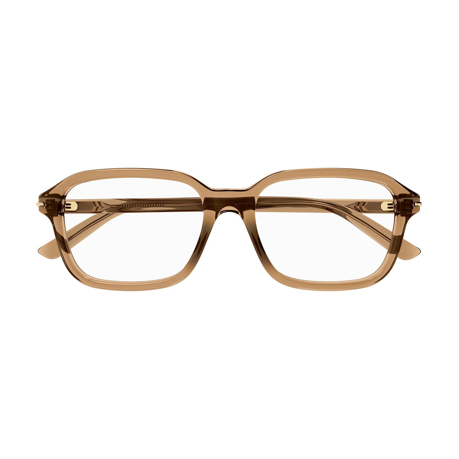 GG1446O Brown recycled acetate Optical Frames - Shiny Transparent Brown
