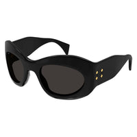 GG1463S Black recycled acetate Sunglasses - Shiny Solid Black