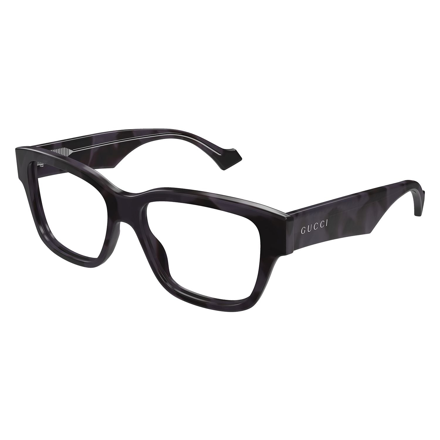 GG1428O Grey recycled acetate Optical Frames - Shiny Opal Grey & Black Havana