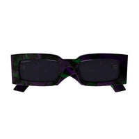 GG1425S Havana recycled acetate Sunglasses - Shiny Purple & Green Havana