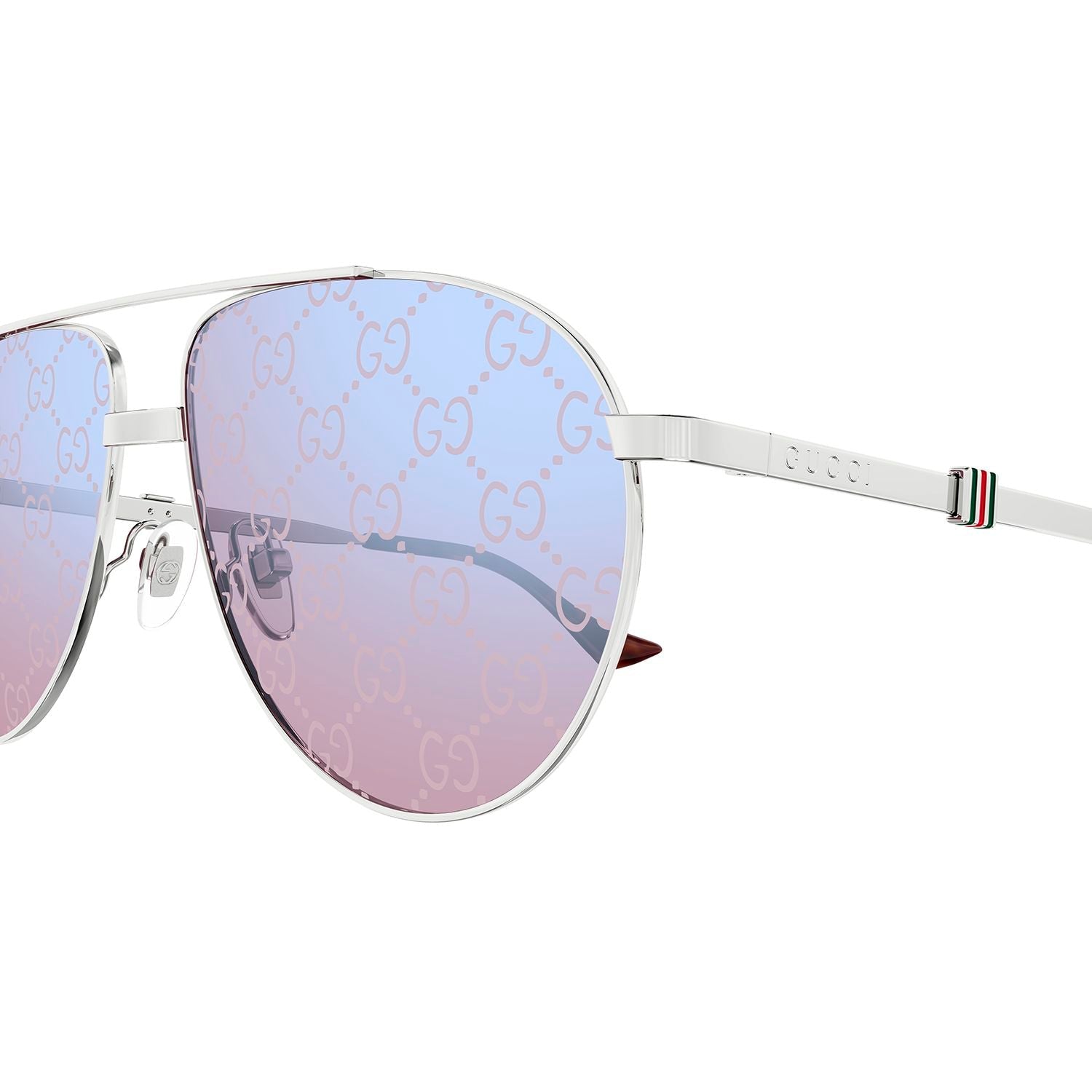 GG1440S Silver metal Sunglasses - Shiny Silver