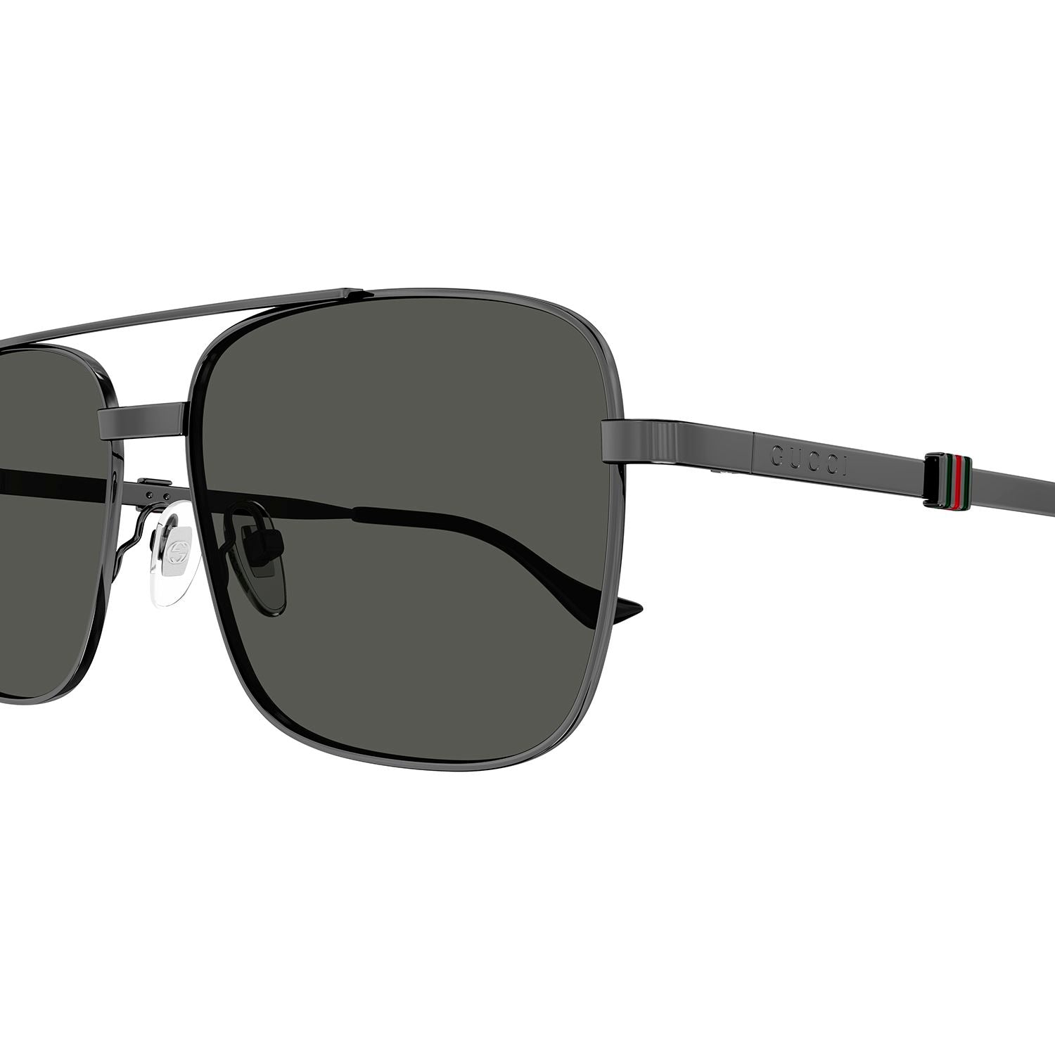 GG1441S Ruthenium metal Sunglasses - Shiny Dark Ruthenium