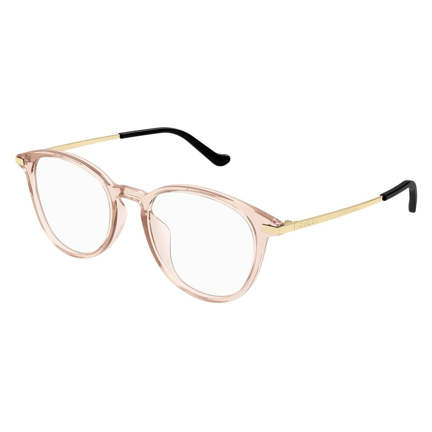 GG1466OA Pink recycled acetate Optical Frames - Shiny Transparent Light Peach