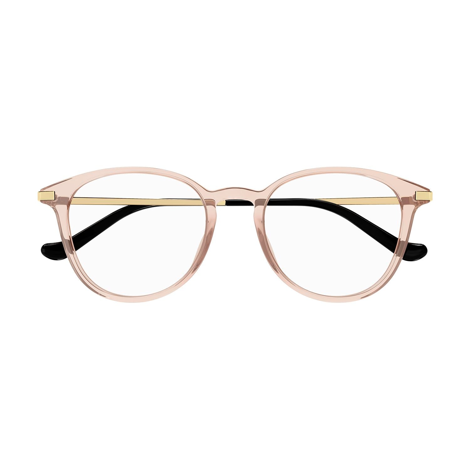 GG1466OA Pink recycled acetate Optical Frames - Shiny Transparent Light Peach