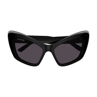 BB0293S Black recycled acetate Sunglasses - Shiny Solid Black