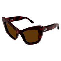 BB0293S Havana recycled acetate Sunglasses - Shiny Dark Havana