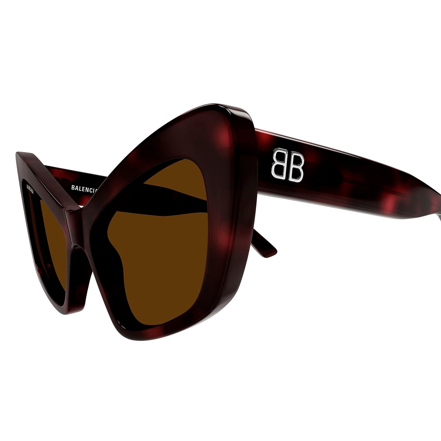 BB0293S Havana recycled acetate Sunglasses - Shiny Dark Havana