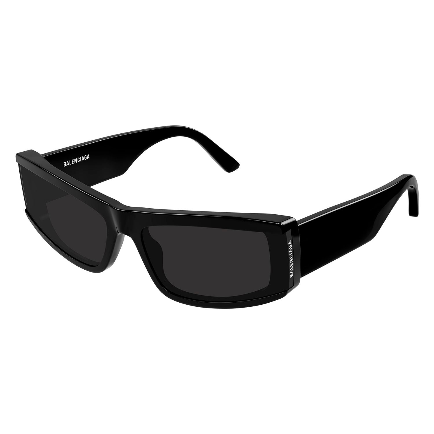 BB0301S Black recycled acetate Sunglasses - Shiny Solid Black