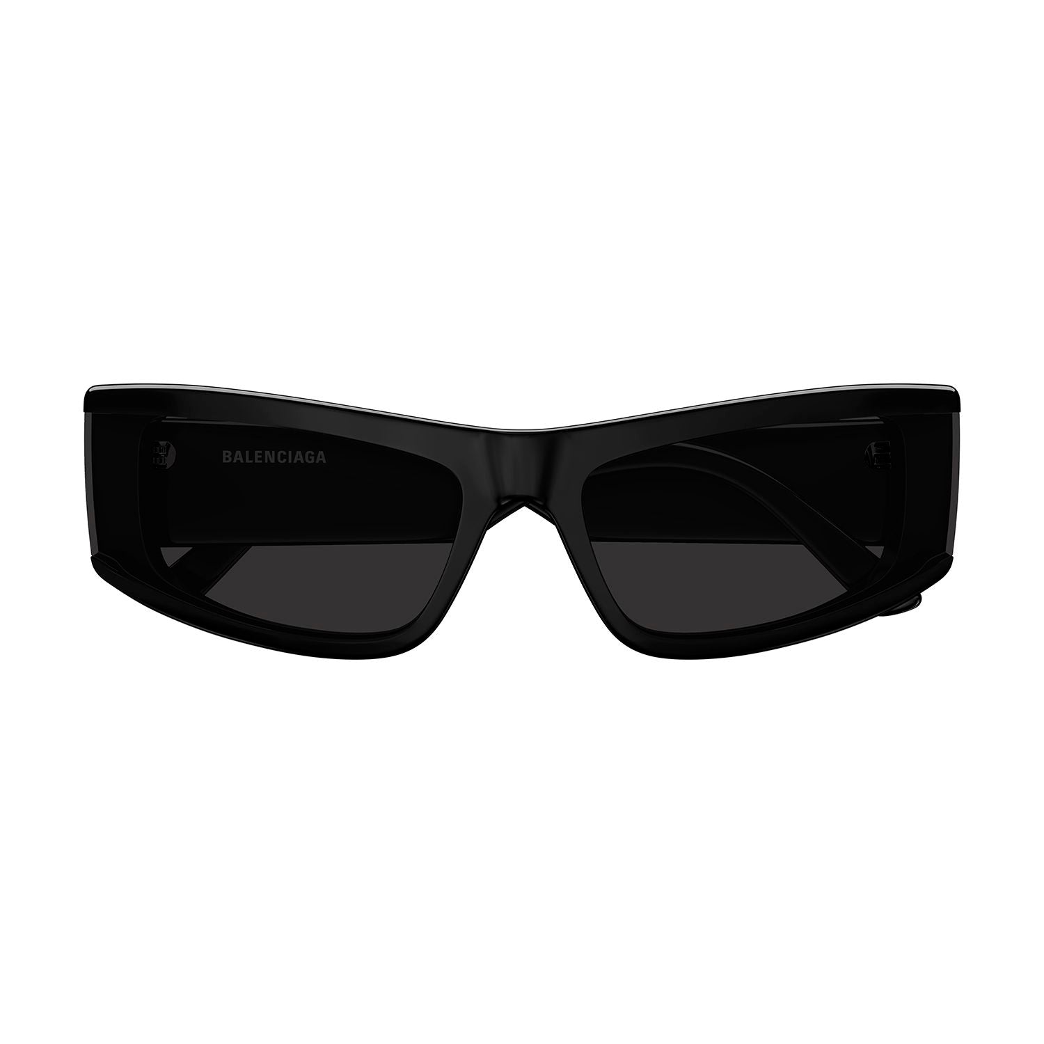 BB0301S Black recycled acetate Sunglasses - Shiny Solid Black
