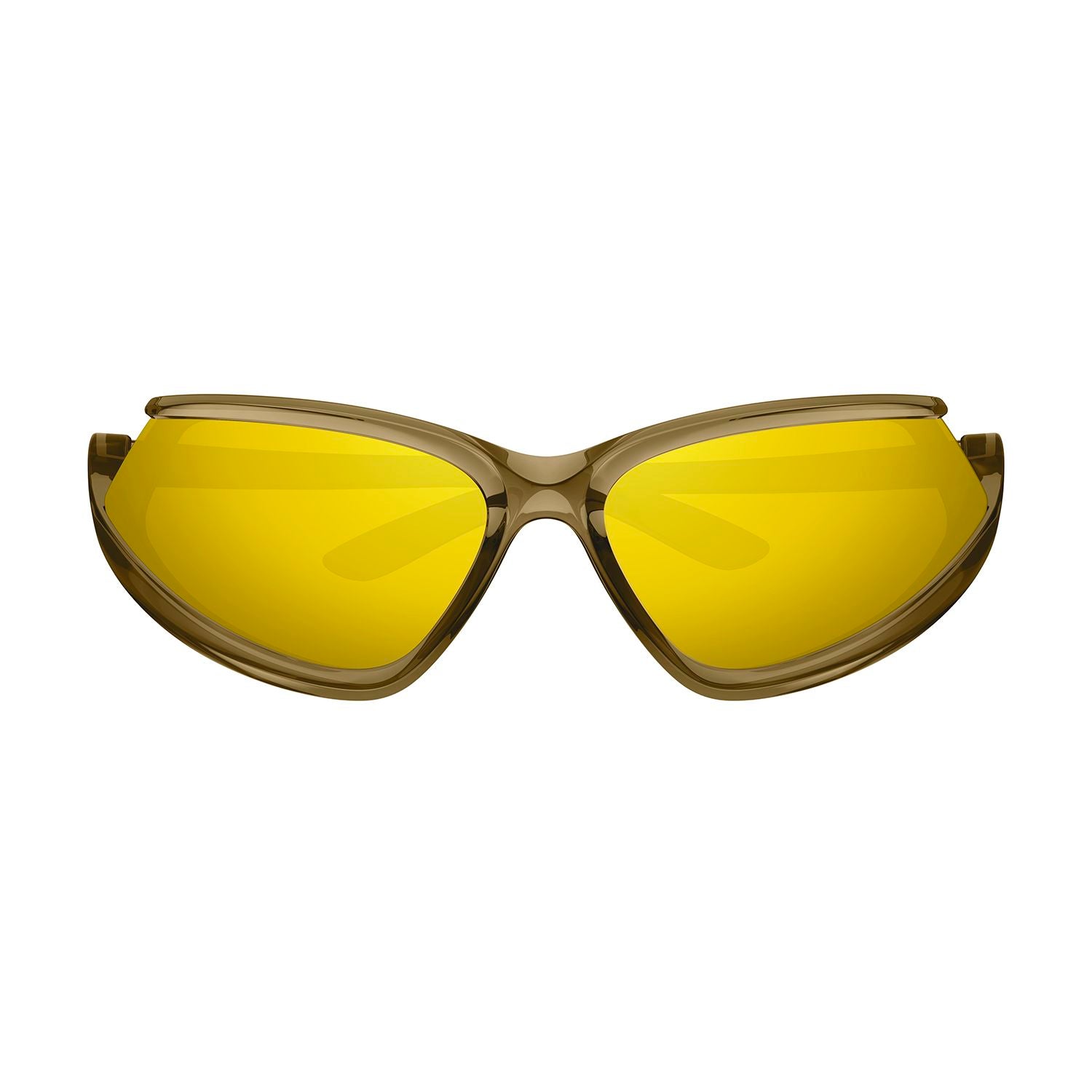 BB0289S Brown bio injection Sunglasses - Shiny Transparent Brown