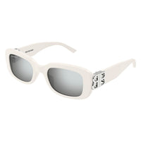 BB0310SK White recycled acetate Sunglasses - Shiny Solid Ivory