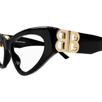 BB0313O Black recycled acetate Optical Frames - Shiny Solid Black