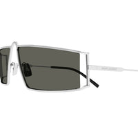 SL 606 Silver metal Sunglasses - Shiny Silver