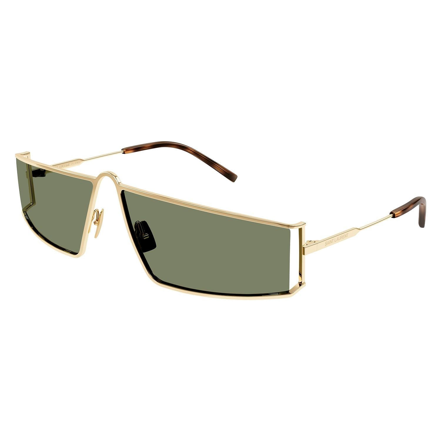 SL 606 Gold metal Sunglasses - Shiny Light Gold