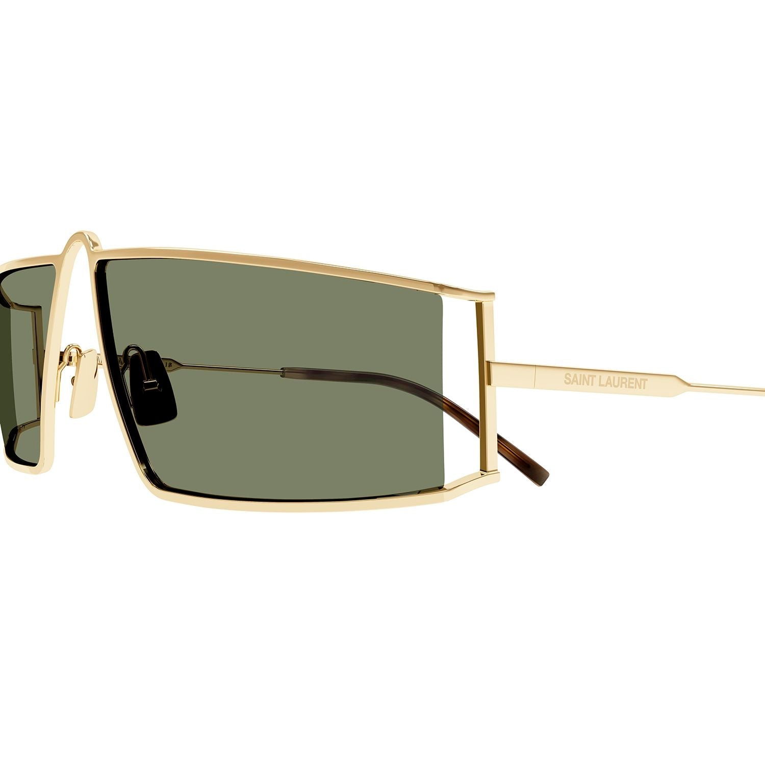 SL 606 Gold metal Sunglasses - Shiny Light Gold