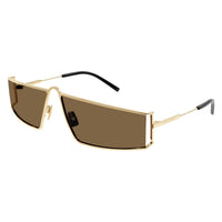 SL 606 Gold metal Sunglasses - Shiny Light Gold