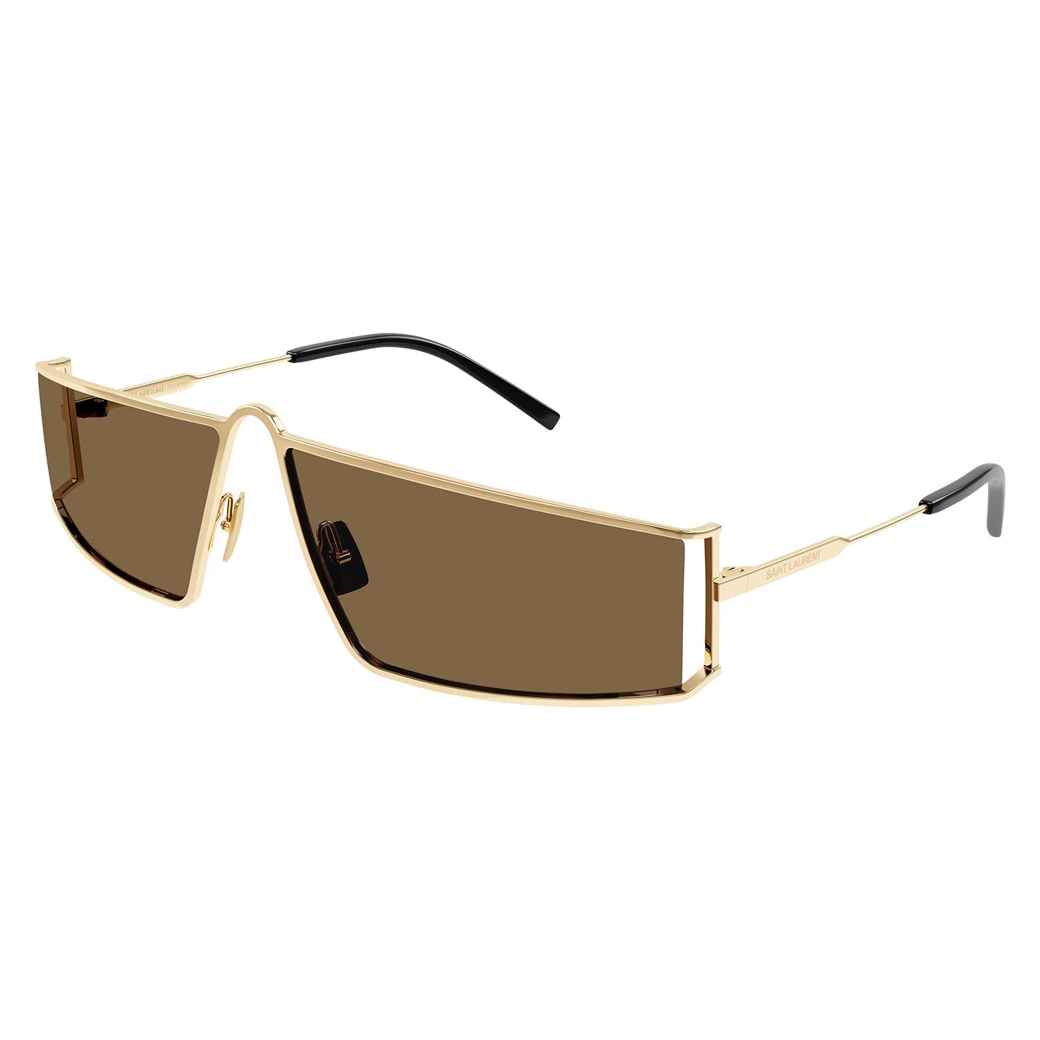 SL 606 Gold metal Sunglasses - Shiny Light Gold