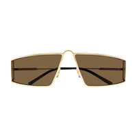 SL 606 Gold metal Sunglasses - Shiny Light Gold