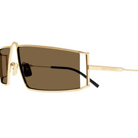SL 606 Gold metal Sunglasses - Shiny Light Gold