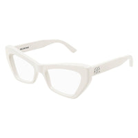 BB0296O White recycled acetate Optical Frames - Shiny Solid Ivory