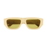 BV1252S Ivory recycled acetate Sunglasses - Shiny Solid Ivory