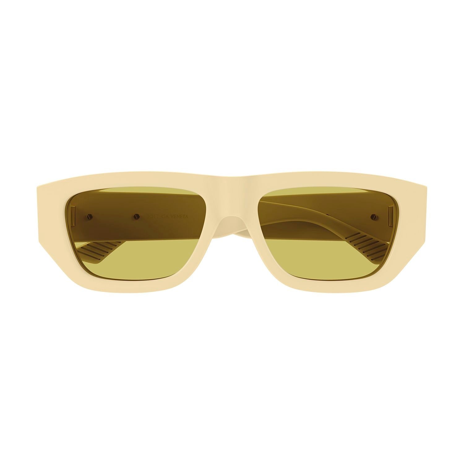 BV1252S Ivory recycled acetate Sunglasses - Shiny Solid Ivory
