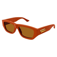 BV1252S Orange recycled acetate Sunglasses - Shiny Solid & Orange Opium