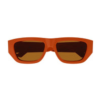 BV1252S Orange recycled acetate Sunglasses - Shiny Solid & Orange Opium