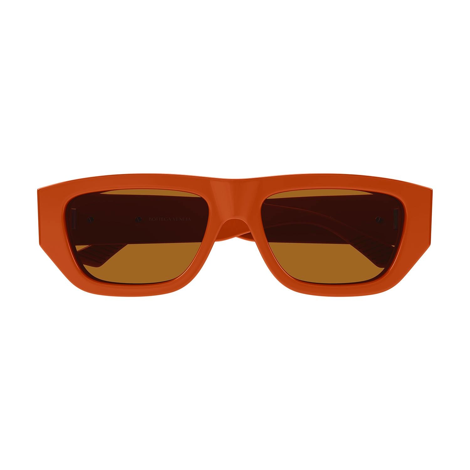 BV1252S Orange recycled acetate Sunglasses - Shiny Solid & Orange Opium