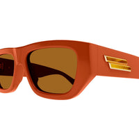 BV1252S Orange recycled acetate Sunglasses - Shiny Solid & Orange Opium