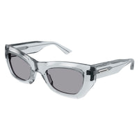 BV1251S Grey recycled acetate Sunglasses - Shiny Transparent Light Grey