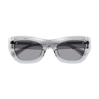BV1251S Grey recycled acetate Sunglasses - Shiny Transparent Light Grey