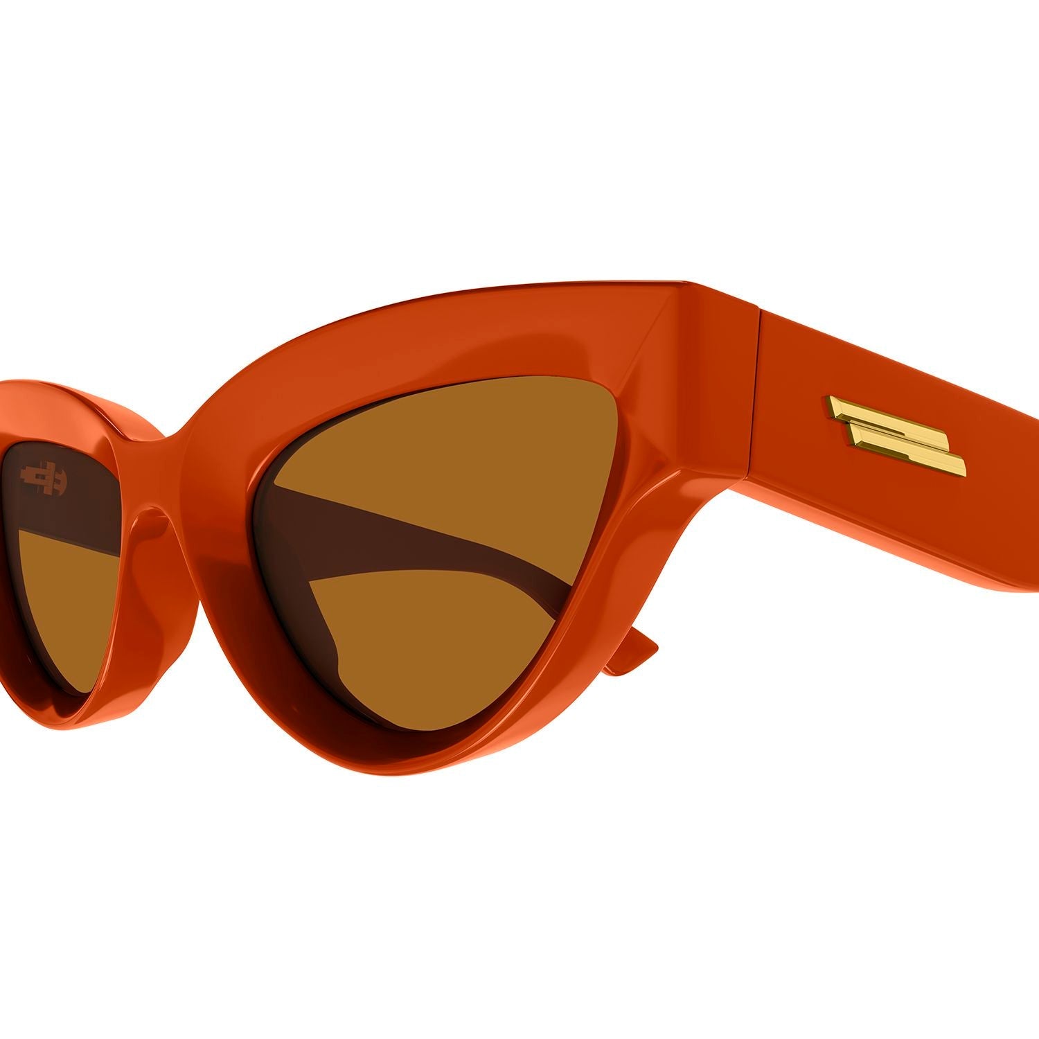 BV1249S Orange injection Sunglasses - Shiny Solid & Orange Opium