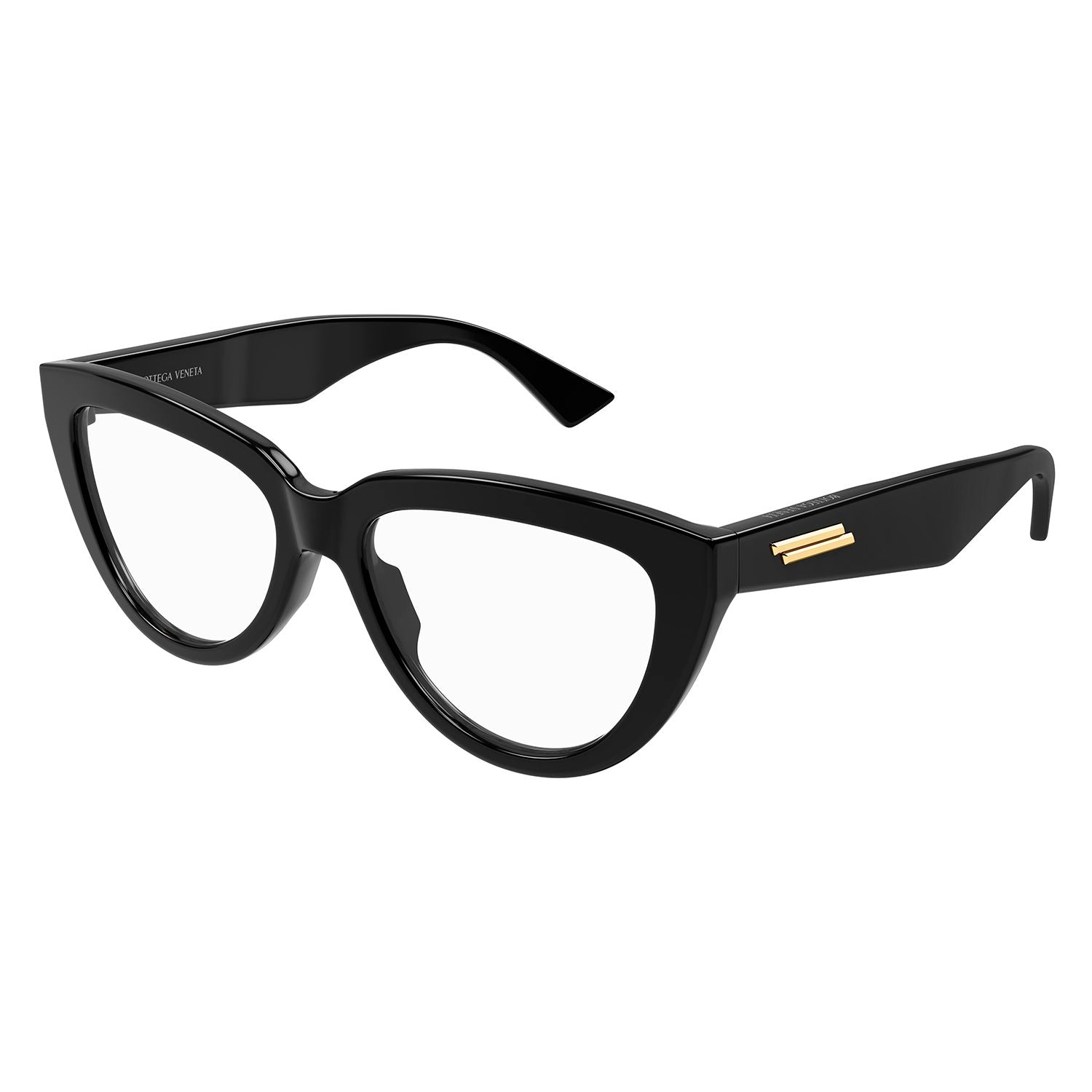BV1259O Black recycled acetate Optical Frames - Shiny Solid Black