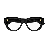 BV1259O Black recycled acetate Optical Frames - Shiny Solid Black