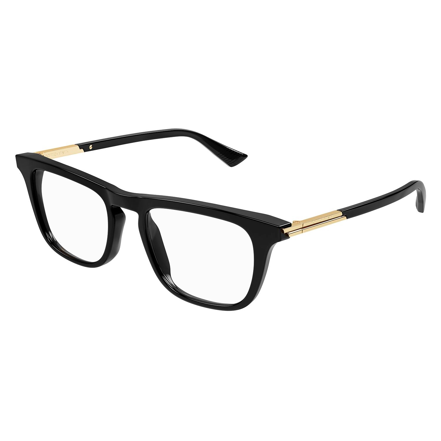 BV1264O Black recycled acetate Optical Frames - Shiny Solid Black