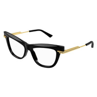BV1266O Black recycled acetate Optical Frames - Shiny Solid Black