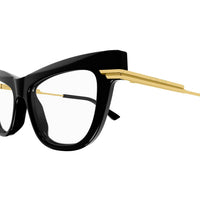 BV1266O Black recycled acetate Optical Frames - Shiny Solid Black