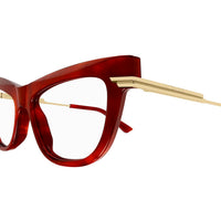 BV1266O Havana recycled acetate Optical Frames - Shiny Reddish Havana