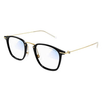 MB0295S Black injection Sunglasses - Shiny Solid Black & Light Gold
