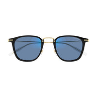 MB0295S Black injection Sunglasses - Shiny Solid Black & Light Gold