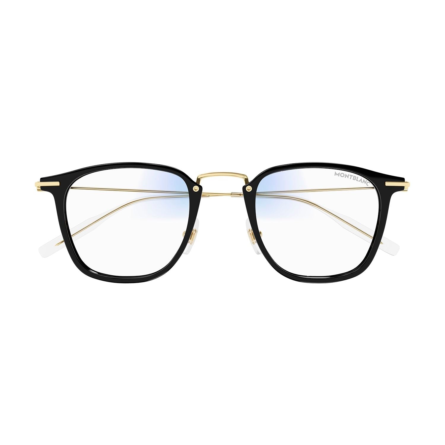 MB0295S Black injection Sunglasses - Shiny Solid Black & Light Gold